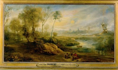 Landskap med fågelplattor av Peter Paul Rubens