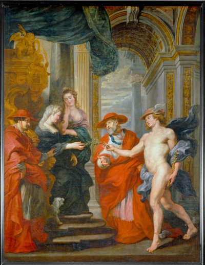 Fördraget i Angouleme (målning på duk) av Peter Paul Rubens