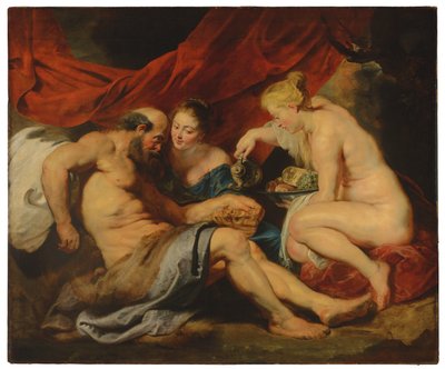Lot och hans döttrar av Peter Paul Rubens