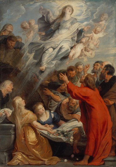 Marie himmelsfärd av Peter Paul Rubens