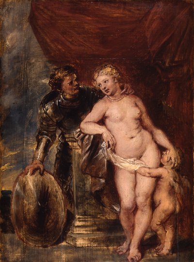 Mars, Venus och Amor av Peter Paul Rubens