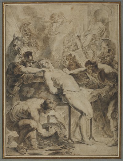 Saint Lawrences martyrskap, 1550 av Peter Paul Rubens