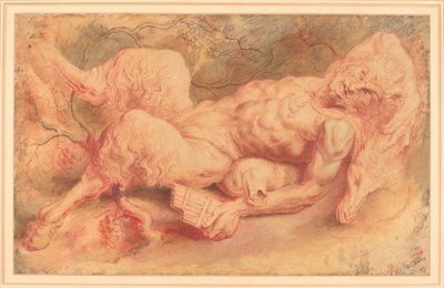 Pan Liggande, eventuellt c. 1610. av Peter Paul Rubens