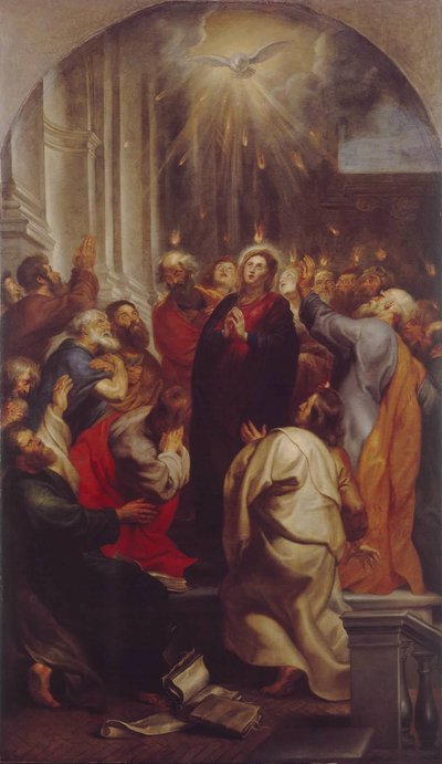 Pingst av Peter Paul Rubens
