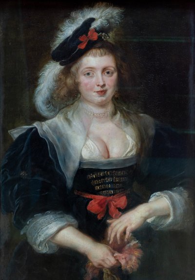 Porträtt av Helena Fourment av Peter Paul Rubens