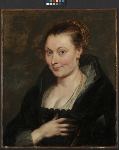 Porträtt av Isabella Brant, ca 1620-25 av Peter Paul Rubens