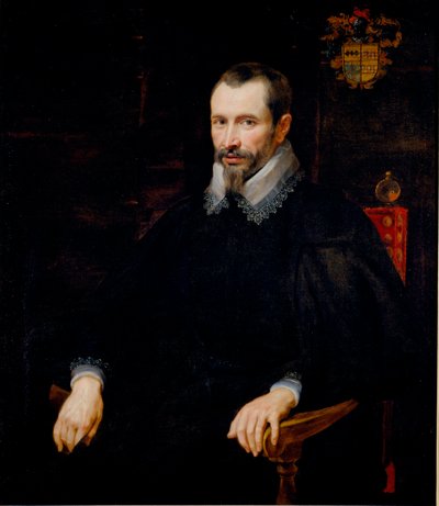 Porträtt av Niccolo Pallavicino Målning av Pierre Paul (Pierre-Paul) Rubens (eller Peter Paul eller Petrus Paulus) (1577-1640) 1604-1608 Sön. 105x92 cm Privat samling av Peter Paul Rubens