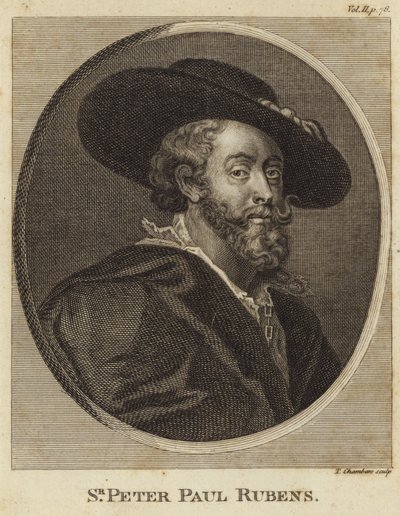 Porträtt av Peter Paul Rubens av Peter Paul Rubens