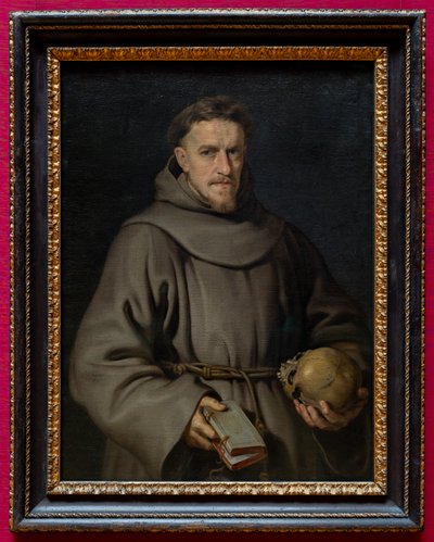 Porträtt av en franciskanermunk av Peter Paul Rubens