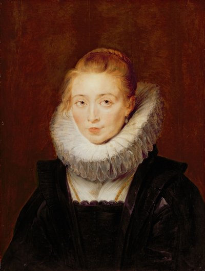 Porträtt av Maid of Honor till Infanta Isabella av Peter Paul Rubens