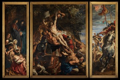 Korshöjning, ca 1610-11 (olja på panel) av Peter Paul Rubens