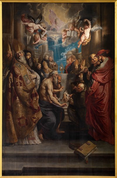 Verklig närvaro i det heliga sakramentet av Peter Paul Rubens