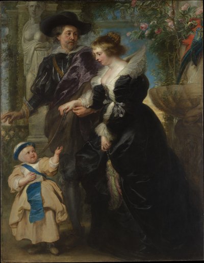 Rubens, Helena Fourment (1614-1673) och deras son Frans (1633-1678) av Peter Paul Rubens
