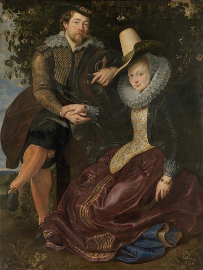 Rubens och Isabella Brant i kaprifolbersån av Peter Paul Rubens