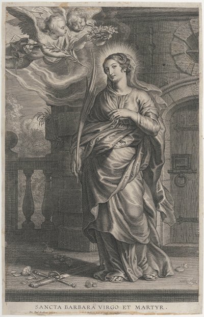 Sankta Barbara av Peter Paul Rubens