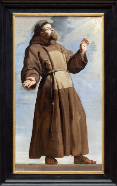 Saint Francois i Estasy (olja på duk) av Peter Paul Rubens