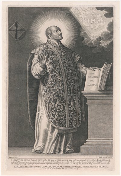 Sankt Ignatius av Loyola av Peter Paul Rubens