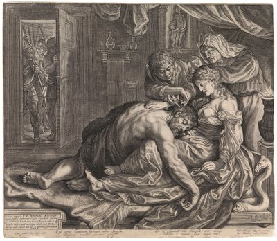 Simson och Delila av Peter Paul Rubens