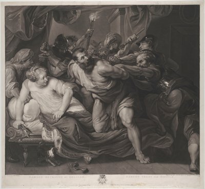 Simson tas till fånga av Peter Paul Rubens