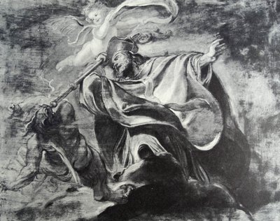 St Gregorius av Nazianzus av Peter Paul Rubens