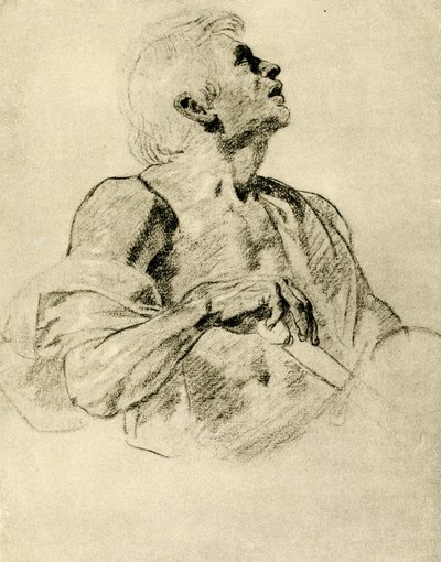Studera på en krigare av Peter Paul Rubens