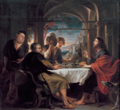 Nattvarden i Emmaus, ca 1638 (olja på duk) av Peter Paul Rubens