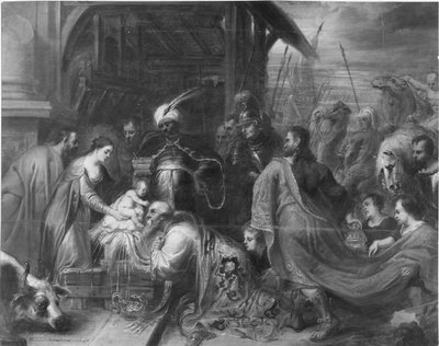 De vise männens tillbedjan av Peter Paul Rubens