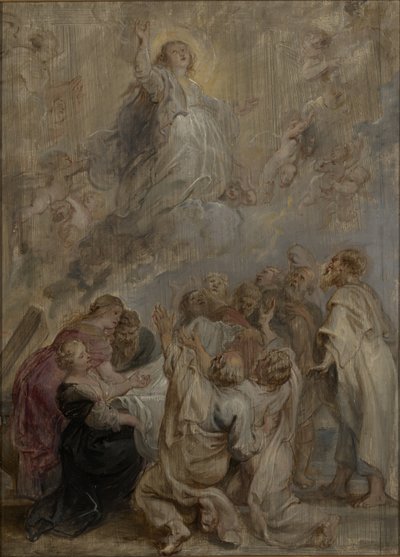 Jungfruns antagande, 1636-38 av Peter Paul Rubens