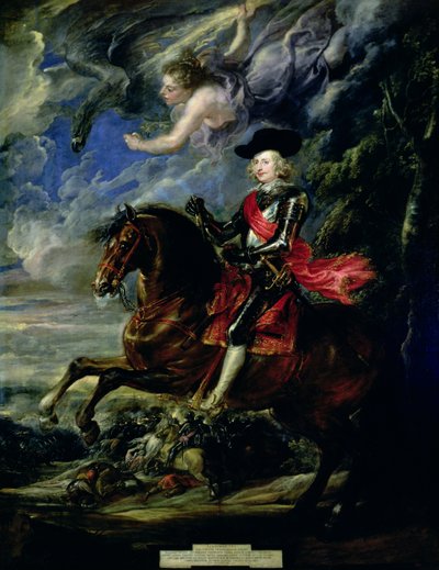 Kardinal Infante Ferdinand vid slaget vid Nördlingen, c.1634 av Peter Paul Rubens