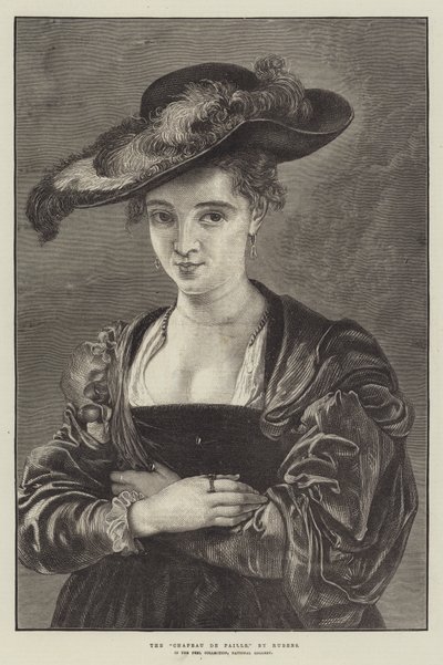 Stråhatten av Peter Paul Rubens