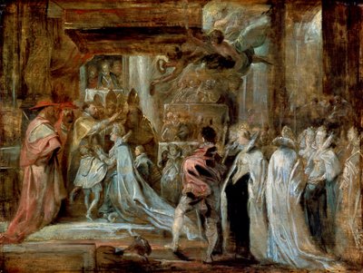 Marie de Medicis kröning, 1622. av Peter Paul Rubens