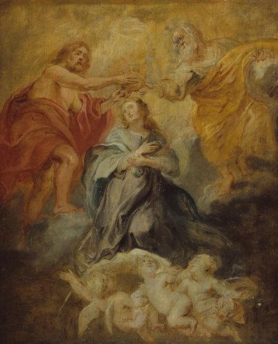 Jungfruns kröning, ca. 1632-33. av Peter Paul Rubens