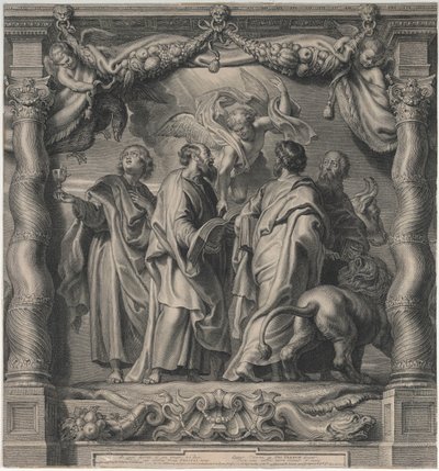 De fyra evangelisterna av Peter Paul Rubens