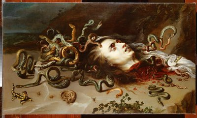 Medusas huvud, ca 1618 (olja på duk) av Peter Paul Rubens