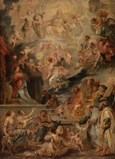 Inkarnationen som uppfyllelse av alla profetior av Peter Paul Rubens