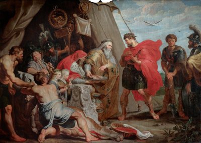 Tolkningen av offret av Peter Paul Rubens
