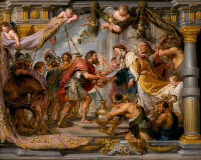 Mötet mellan Abraham och Melkisedek, c.1626 av Peter Paul Rubens