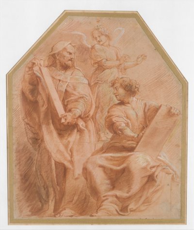 Profeterna David och Daniel, ca. 1601-2. av Peter Paul Rubens