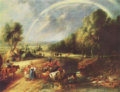 Regnbågslandskapet (1640) av Peter Paul Rubens
