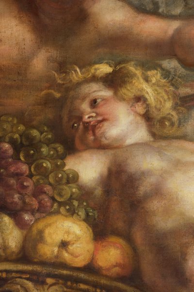 The Rubens Ceiling, Banqueting House, Whitehall, c.1629-34 (olja på duk) av Peter Paul Rubens