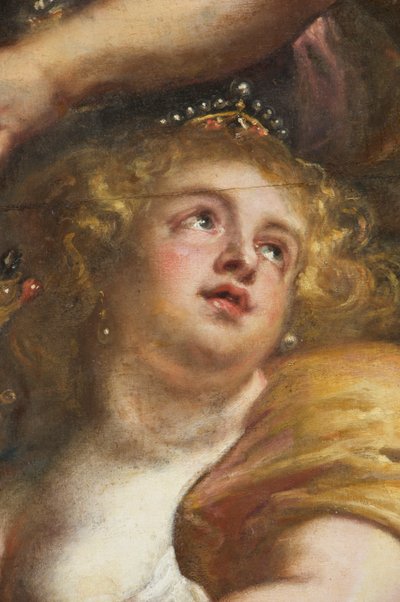 The Rubens Ceiling, Banqueting House, Whitehall, c.1629-34 (olja på duk) av Peter Paul Rubens