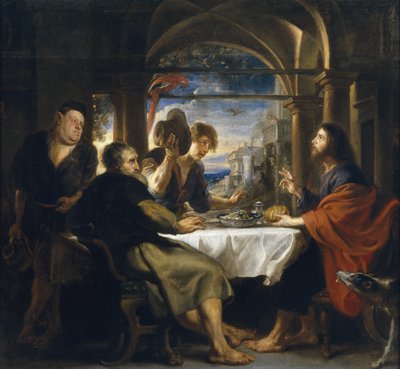 Nattvarden i Emmaus, 1638 av Peter Paul Rubens