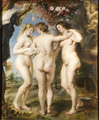 De tre gracerna av Peter Paul Rubens