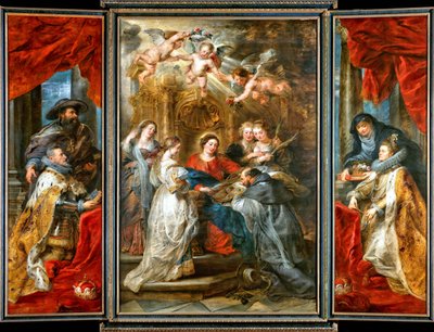 Sankt Ildefonsus triptyk av Peter Paul Rubens