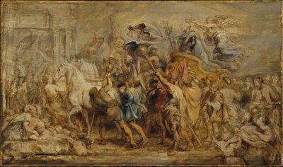 Henrik IV:s triumf av Peter Paul Rubens