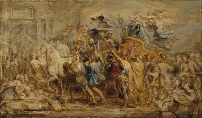 Henrik IV:s triumf, ca. 1630. av Peter Paul Rubens