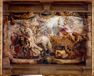 Kyrkans triumf över Furia, oenighet och hat Målning av Peter Paul (Pierre-Paul) Rubens (eller Peter Paul eller Petrus Paulus) (1577-1640) 1600-talet. Madrid, Pradomuseet av Peter Paul Rubens