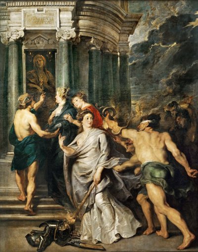 Slutandet av fred i Angers Marie de Medici-cykeln av Peter Paul Rubens