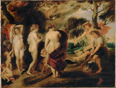 Paris dom (målning på ek) av Peter Paul Rubens