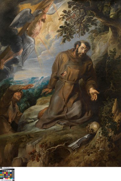Stigmatiseringen av den helige Franciskus av Assisi av Peter Paul Rubens